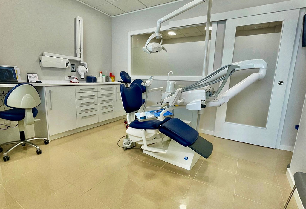 Gabinete de la Clínica Dental Medent en Castelldefels